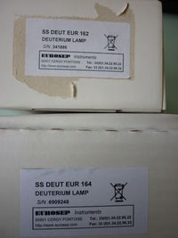 2 models of adequate deuterium lamp