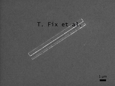 Electron lithography for spin-FET